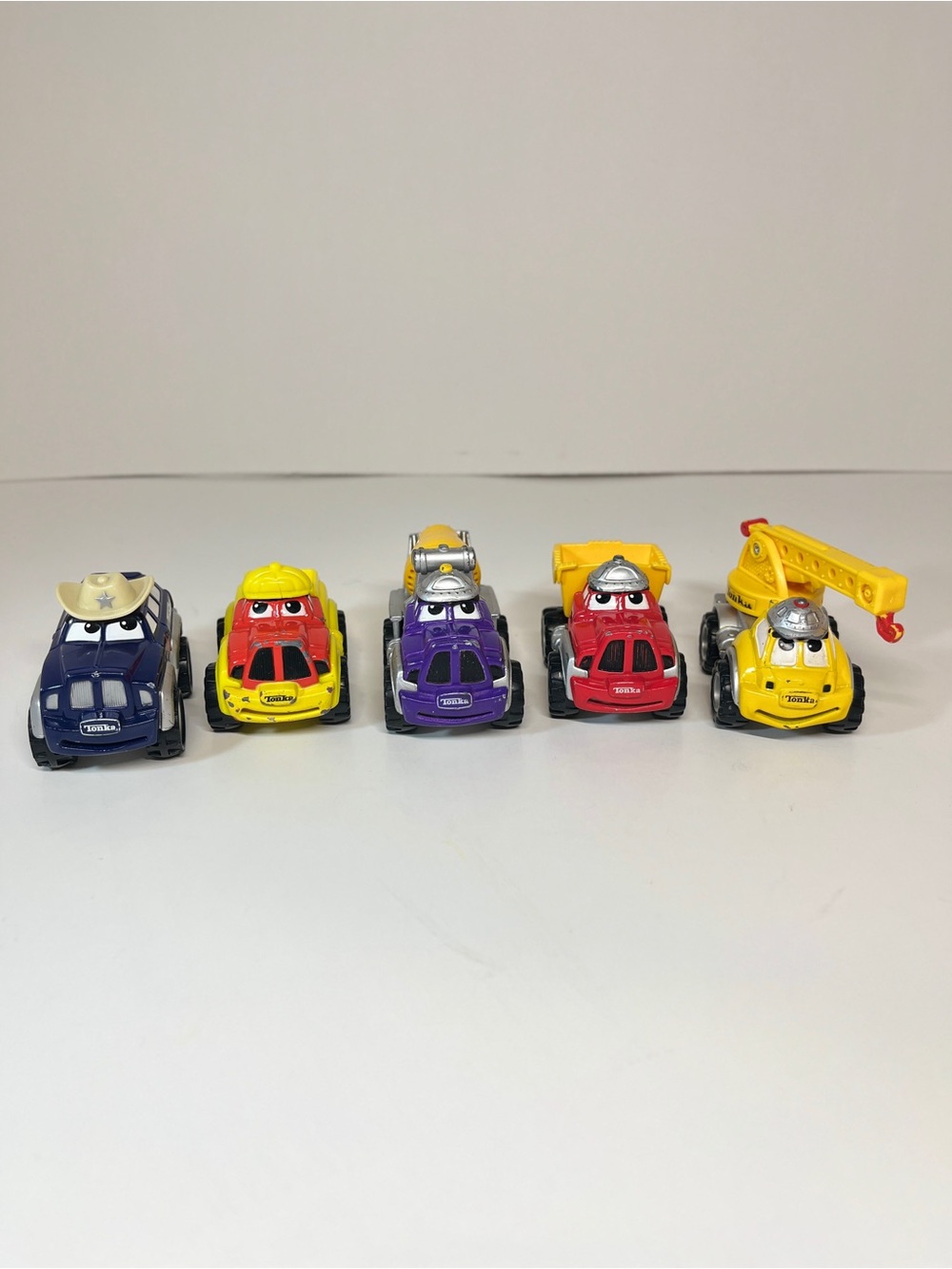 Vintage 2000 / 2001 Tonka Maisto Lot Lil Chuck & Friends Trucks Cowboy Cement - Picture 1 of 16
